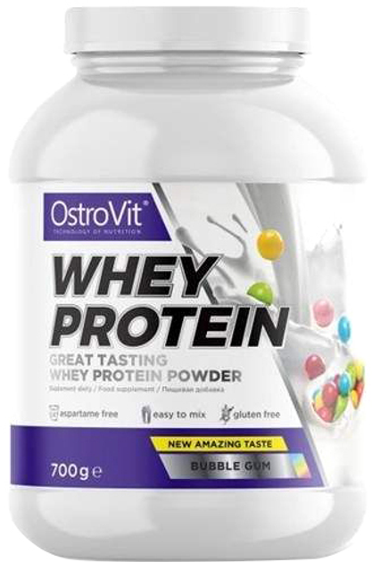 Odżywka białkowa OstroVit Whey Protein Bubble Gum 700 g (5903246220131) - obraz 1