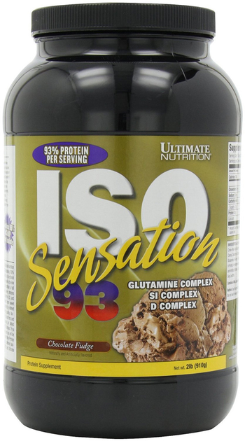 Протеин Ultimate Nutrition ISO Sensation 910 г Chocolate Fudge ...