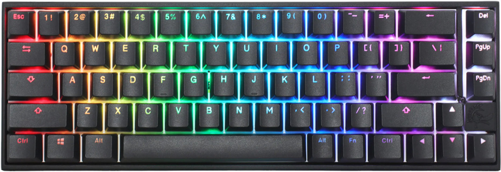 Ігрова клавіатура Ducky Mecha Pro SF MX Brown Black (GATA-2568) - зображення 1