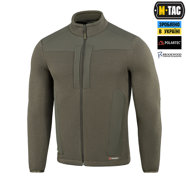 Кофта M-Tac Senator Fleece Polartec Dark Olive XL - зображення 1