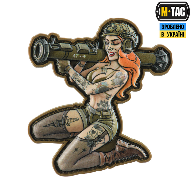 Нашивка M-Tac Tactical girl №10 PVC Tattoo - изображение 1