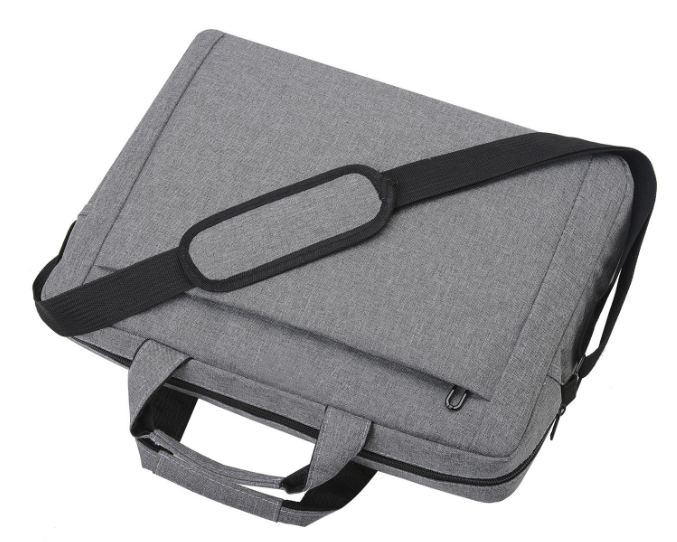 Сумка для ноутбука до 15.6" на ремне Серая (S690) - Фото 2 Сумка для ноутбука до 15.6" на ремне Серая (S690) - изображение 2