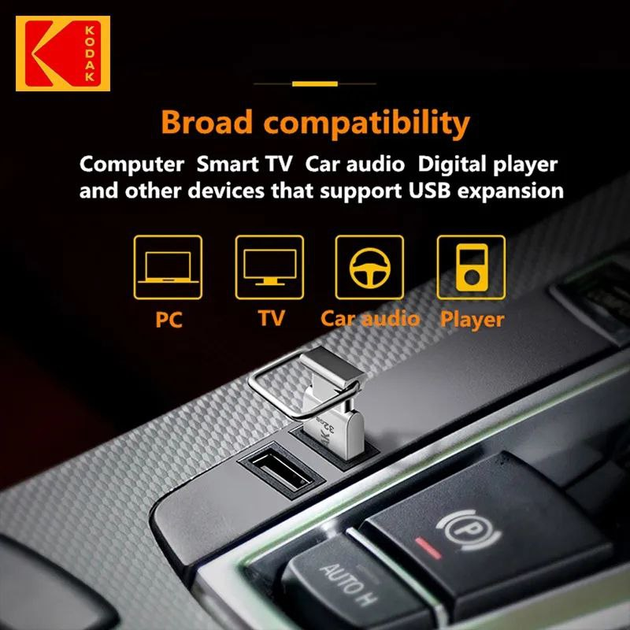 USB Флешка брелок накопитель Kodak K112 32 Gb - Фото 4 USB Флешка брелок накопитель Kodak K112 32 Gb - изображение 4
