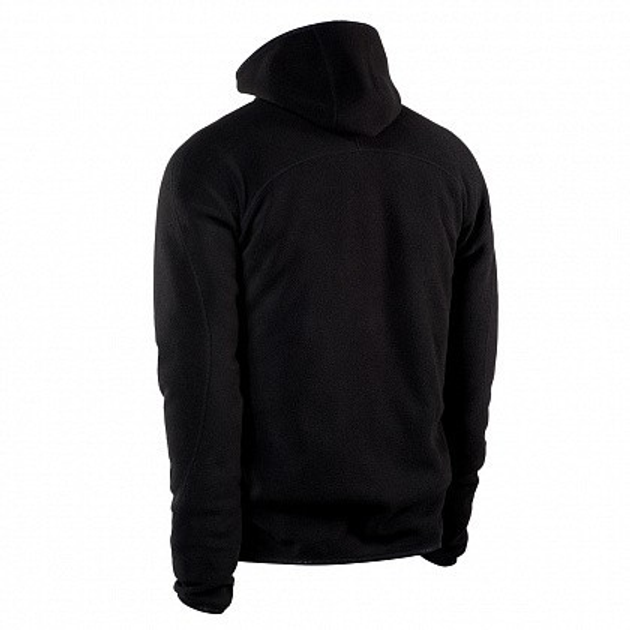 Куртка M-Tac Lite Microfleece Hoodie Black Розмір 3XL - зображення 2