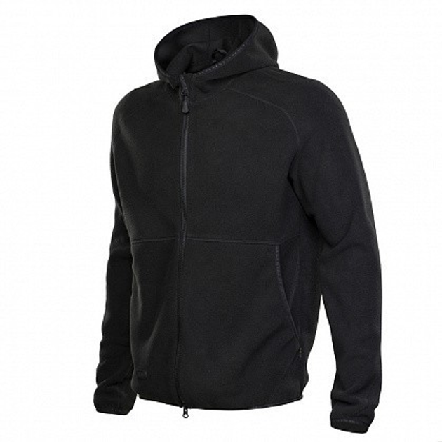Куртка M-Tac Lite Microfleece Hoodie Black Розмір 2XL - зображення 1