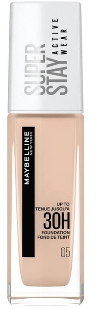 Podkład matujący Maybelline New York Superstay Active Wear 05 Light Beige 30 ml (3600531632427) - obraz 1