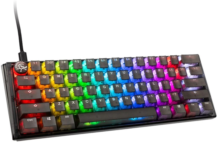 Клавіатура дротова Ducky One 3 Mini RGB LED Cherry MX Red USB Aura Black (100043051) - зображення 2