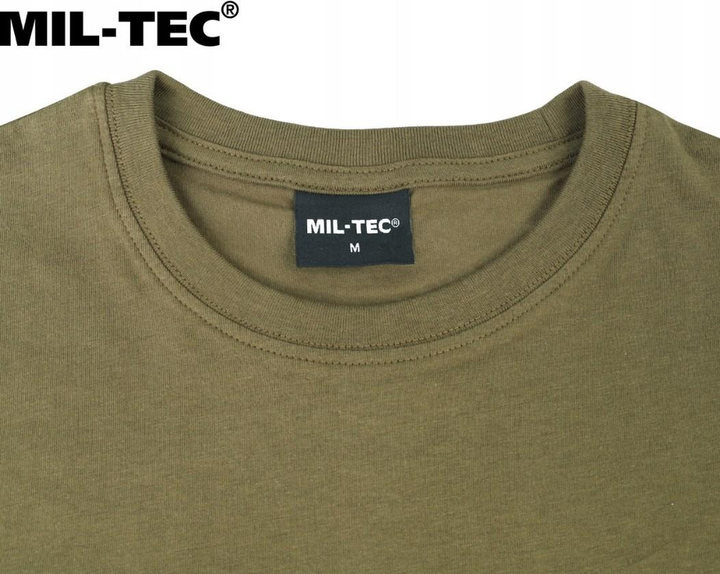 Футболка Mil-Tec US Style Олива S (Takctik-418M-T) - зображення 2