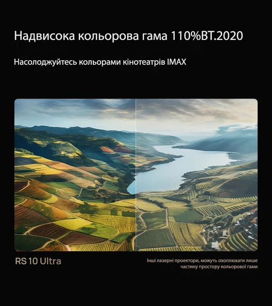 Проектор XGIMI RS 10 Ultra (Collector’s Edition) Золотистый 4K лазерный DLP 3D Android с Bluetooth - изображение 10