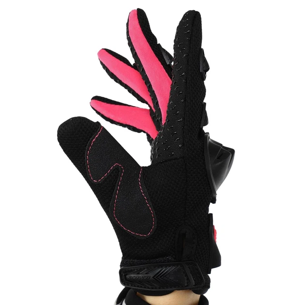Мотоперчатки Scoyco Heroe MC29W размер L Black-Pink - изображение 5