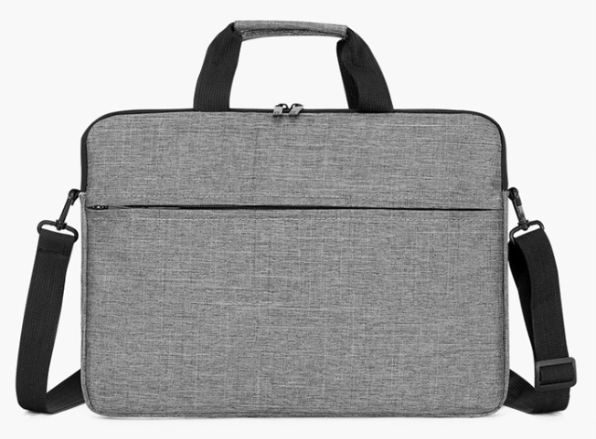 Сумка для ноутбука Bagmax 13,3" плоская на ремне с карманом для аксессуаров Серая (S716-2) - Фото 8 Сумка для ноутбука Bagmax 13,3" плоская на ремне с карманом для аксессуаров Серая (S716-2) - изображение 8