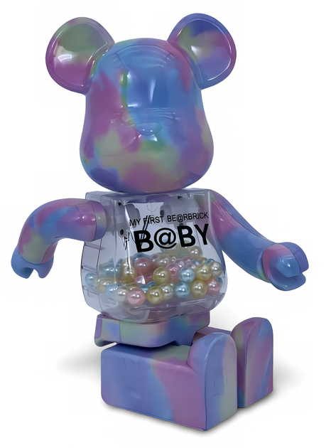 Статуетка Bearbrick x My First Baby x Macau 2021 400% 28 см Medicom Toy Цукерковий рай - зображення 14