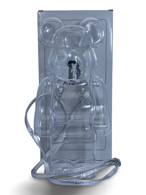 Статуетка Bearbrick x Decor case 400% 28 см Medicom Toy Чохол-сумка - зображення 5