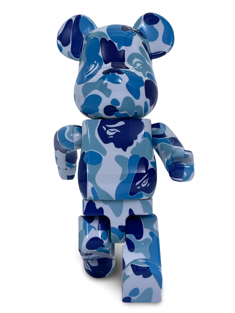 faing002002BE@RBRICK BAPE 400% Игрушка Bearbrick BAPE Camo Shark 400% Оригинал Купить, цена