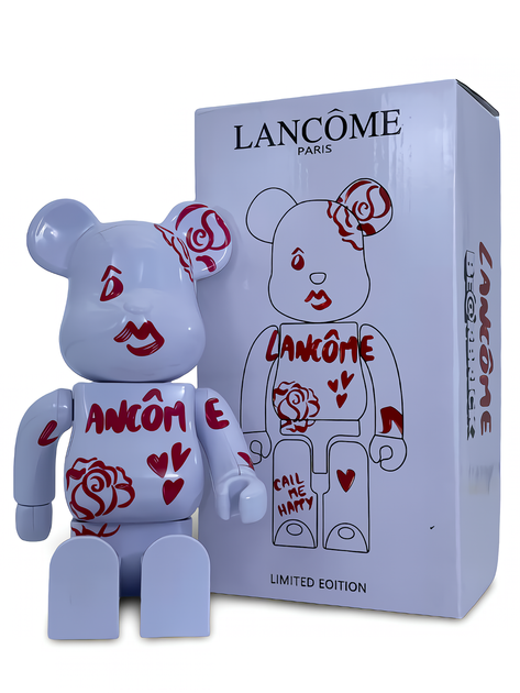 Статуетка Bearbrick x Lancome Paris x CALL ME HAPPY 400% 28 см Medicom Toy Косметика - зображення 7