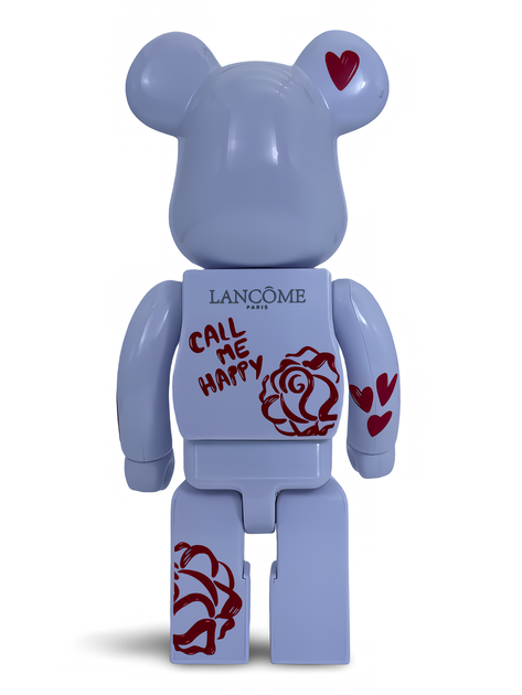 Статуетка Bearbrick x Lancome Paris x CALL ME HAPPY 400% 28 см Medicom Toy Косметика - зображення 10