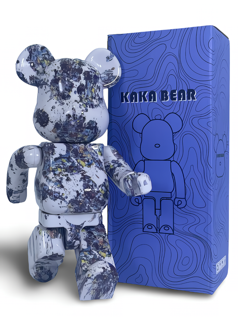 Статуэтка Bearbrick x Jackson Pollock Studio x Splash 400% 28 см