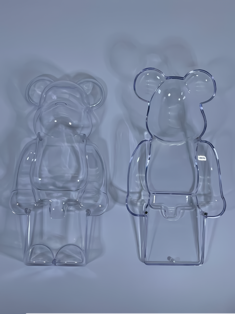 Статуетка Bearbrick x Decor case Magnet 400% 28 см Medicom Toy Чохол магніт - зображення 8