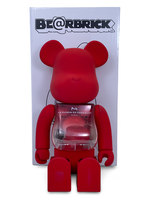 Статуэтка Bearbrick x La Maison du Chocolat 400% 28 см Medicom Toy Шоколадный фонтан - изображение 8
