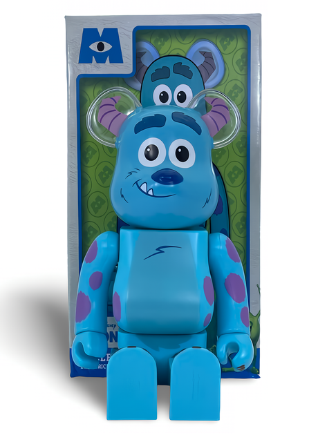 Статуетка Bearbrick x Disney Pixar x Monsters Sulley 400% 28 см Medicom Toy Карпорація монстрів - зображення 8