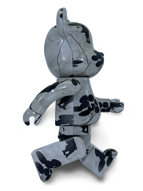 Статуэтка Bearbrick x Banksy x Flying Balloons Girl 400% 28 см Medicom Toy Девочка с воздушными шарами - изображение 12
