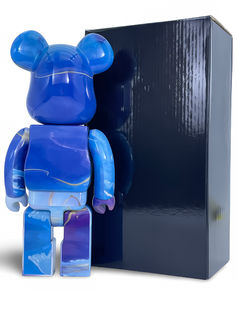 Статуэтка Bearbrick x Marble 2021 400% 28 см Medicom Toy Самоцвет - изображение 2