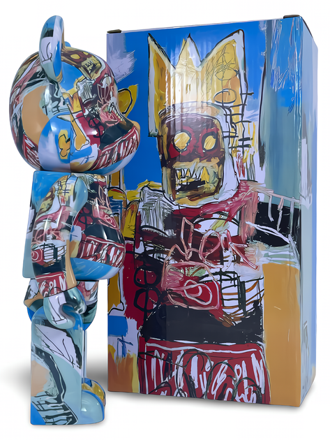 Статуетка Bearbrick x Andy Warhol x JEAN-MICHEL BASQUIAT #6 400% 28 см Medicom Toy Абстракція Корона - Фото 4 Статуетка Bearbrick x Andy Warhol x JEAN-MICHEL BASQUIAT #6 400% 28 см Medicom Toy Абстракція Корона - зображення 4