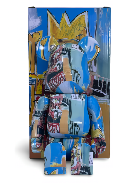 Статуетка Bearbrick x Andy Warhol x JEAN-MICHEL BASQUIAT #6 400% 28 см Medicom Toy Абстракція Корона - Фото 8 Статуетка Bearbrick x Andy Warhol x JEAN-MICHEL BASQUIAT #6 400% 28 см Medicom Toy Абстракція Корона - зображення 8