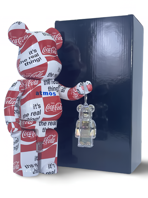 MEDICOM TOY BE@RBRICK atmos × Coca-Cola Статуэтка Bearbrick x Atmos x Coca-Cola 400% 28 см Medicom Toy Шах