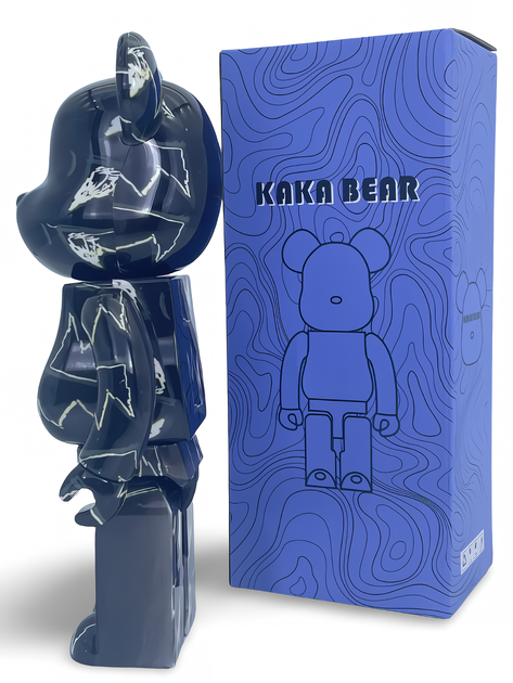 Статуэтка Bearbrick x Jean-Michel Basquiat #8 400% 28 см Medicom