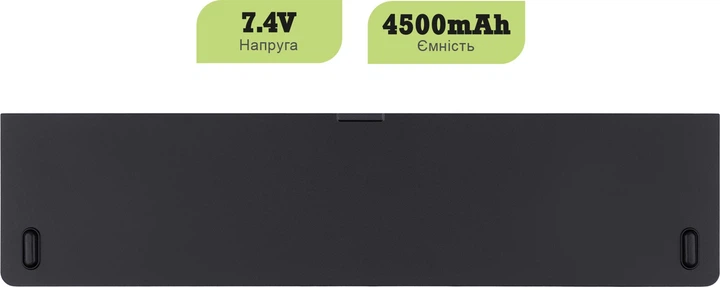 Аккумулятор 1stCharger для ноутбуков Dell E7440 7.4V 4500mAh Black (BN1st4009) - изображение 2