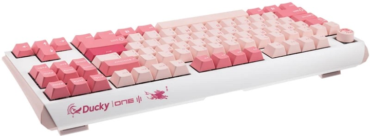 Клавіатура дротова Ducky One 3 TKL RGB LED Cherry MX Brown USB Gossamer Pink (100043073) - зображення 3