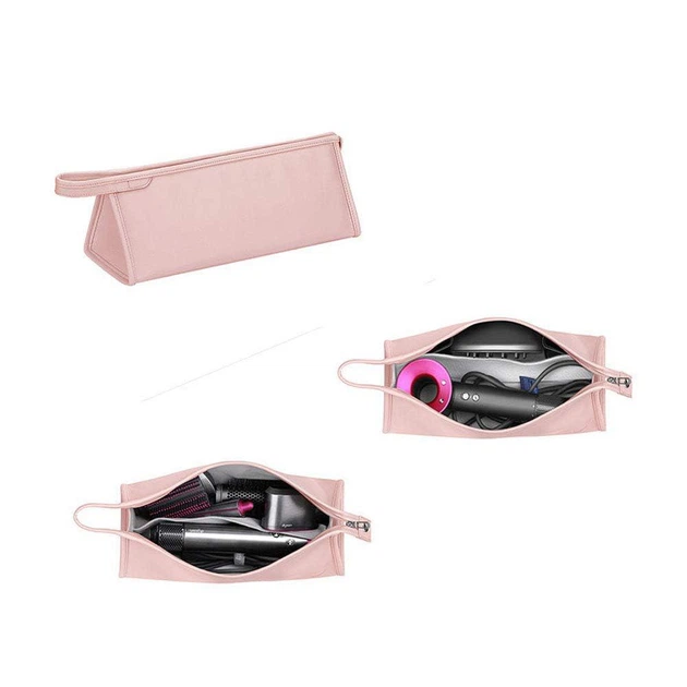 Портативная Сумка UrbanBag для хранения фена или стайлера Dyson Airwrap Styler / Supersonic из искусственной кожи, розовая - Фото 5 Портативная Сумка UrbanBag для хранения фена или стайлера Dyson Airwrap Styler / Supersonic из искусственной кожи, розовая - изображение 5