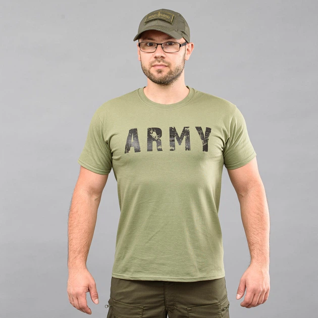 Футболка Armoline ARMY Olive. 2XL - Фото 1 Футболка Armoline ARMY Olive. 2XL - изображение 1