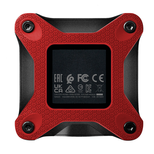 Портативний SSD ADATA SD620 512GB USB 3.2 520/460Mb/s Red (SD620-512GCRD) - изображение 6