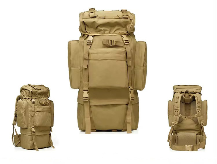 Тактический походный рюкзак Solve D3-GGL-502 65л Койот - изображение 2