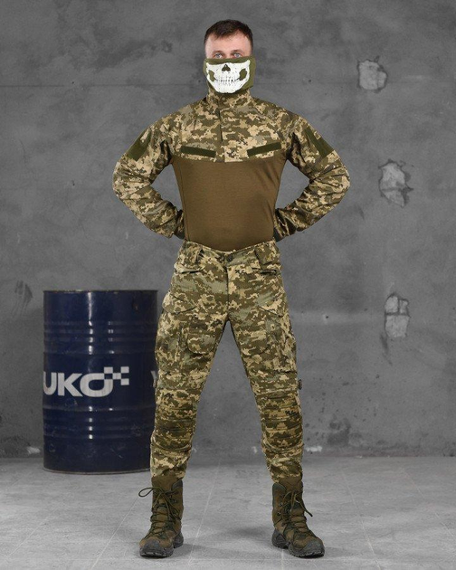 Тактичний посилений костюм Striker з наколінниками L піксель (86437) - зображення 1