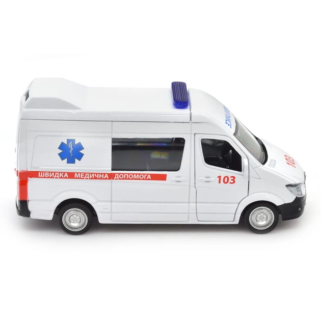 Автомодель - Mercedes Benz Sprinter Скорая помощь 7,2 см (4895065079407) - изображение 7