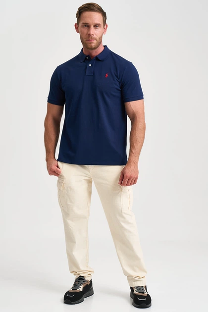 Чоловіче бавовняне поло Polo Ralph Lauren 6493 XL - зображення 4