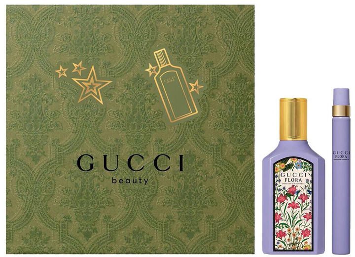 Zestaw damski Gucci Flora Gorgeous Magnolia Woda perfumowana 50 ml + Miniaturka Woda perfumowana 10 ml (3616304956966) - obraz 1