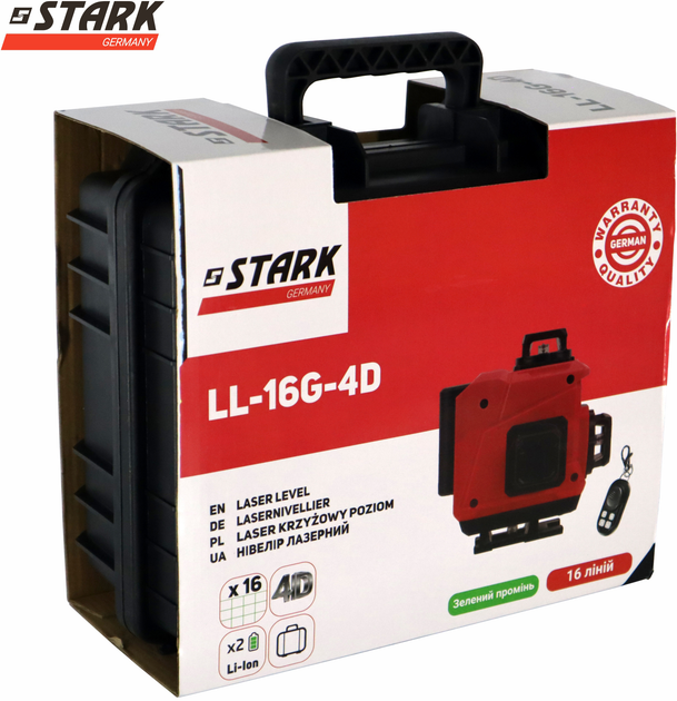 Нівелір лазерний Stark LL-16G-4D (290080130) - зображення 13