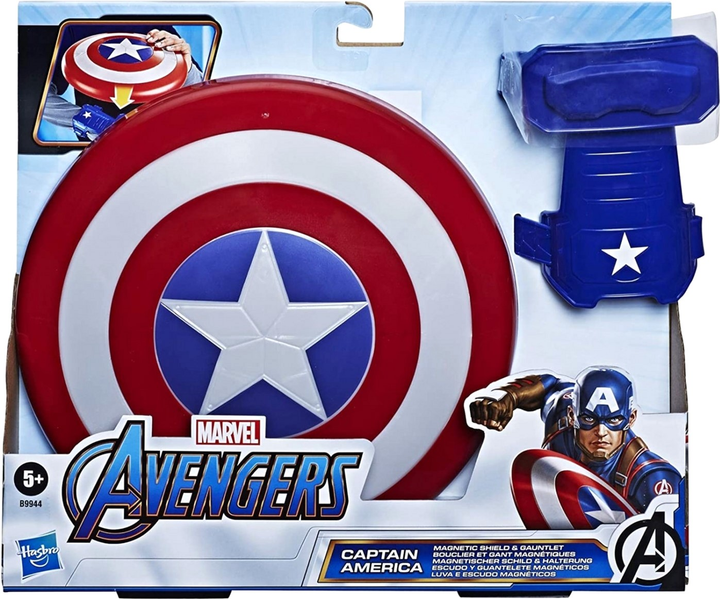 Zestaw do zabawy Hasbro Marvel Captain America Magnetic Shield & Gauntlet (5010993582839) - obraz 1