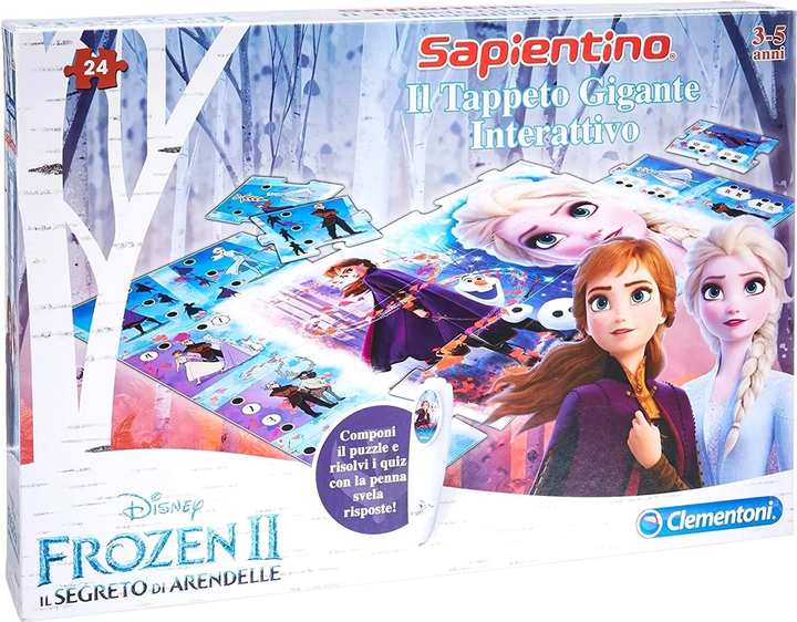 Інтерактивний килимок Clementoni Interactive Giant Carpet Frozen 2 70 х 100 см (8005125161874) - зображення 1