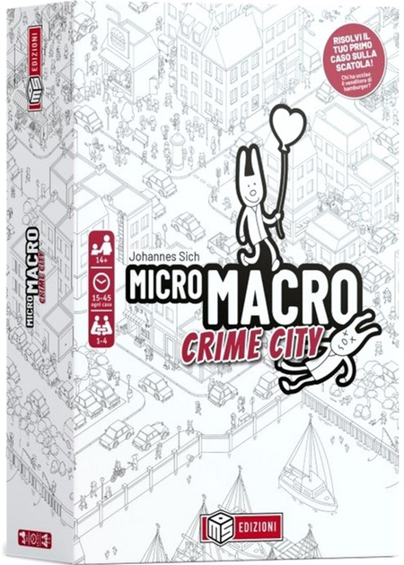 Gra planszowa Ms Edizioni MicroMacro Crime City (9788831382113) - obraz 1