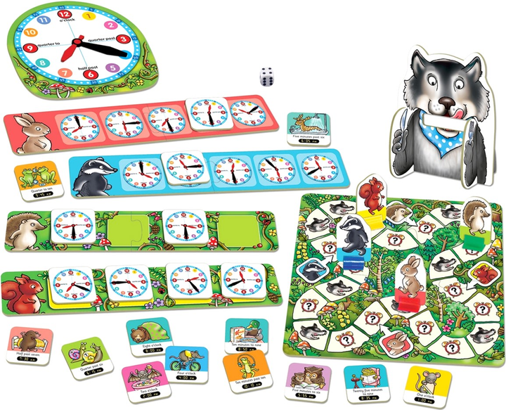 Настільна гра Orchard Toys What's The Time Mr. Wolf Італійська версія (8054144610498) - зображення 2