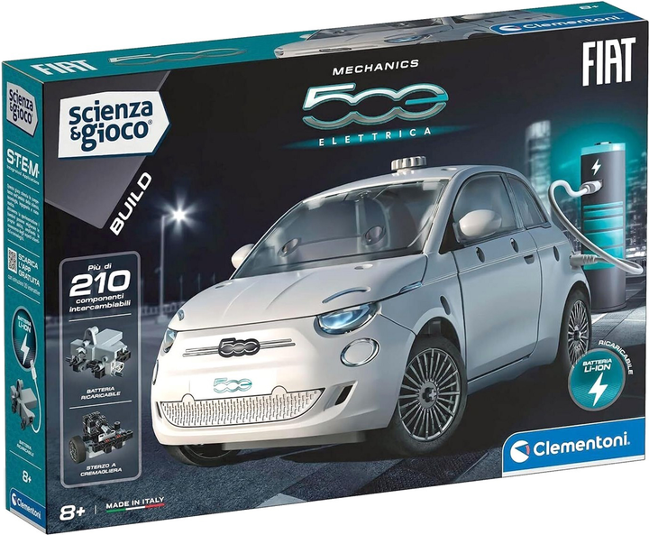 Конструктор Clementoni Science & Play Fiat 500 210 деталей (8005125193233) - зображення 1