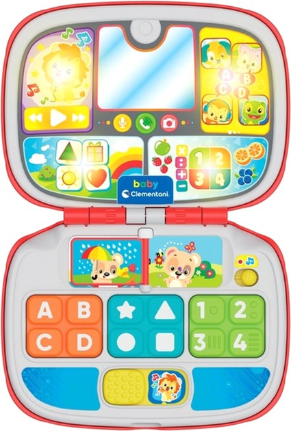Laptop dla dzieci Clementoni Baby Animal Friends (80051251767790) - obraz 4