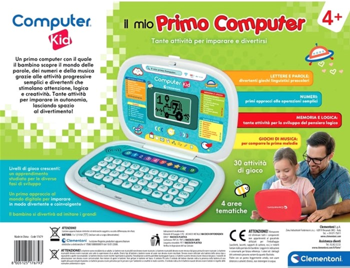 Laptop dla dzieci Clementoni My First (8005125176793) - obraz 3