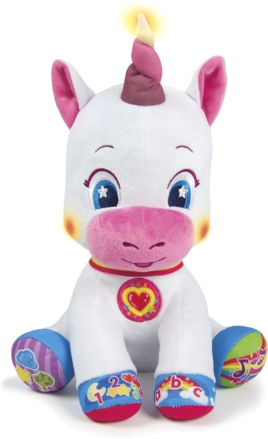 М'яка іграшка Clementoni Unicorn Sing and Glow (8005125172504) - зображення 2
