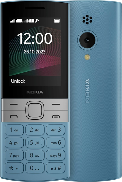 Telefon komórkowy Nokia 150 TA-1582 DualSim Cyan (6438409091536) - obraz 1